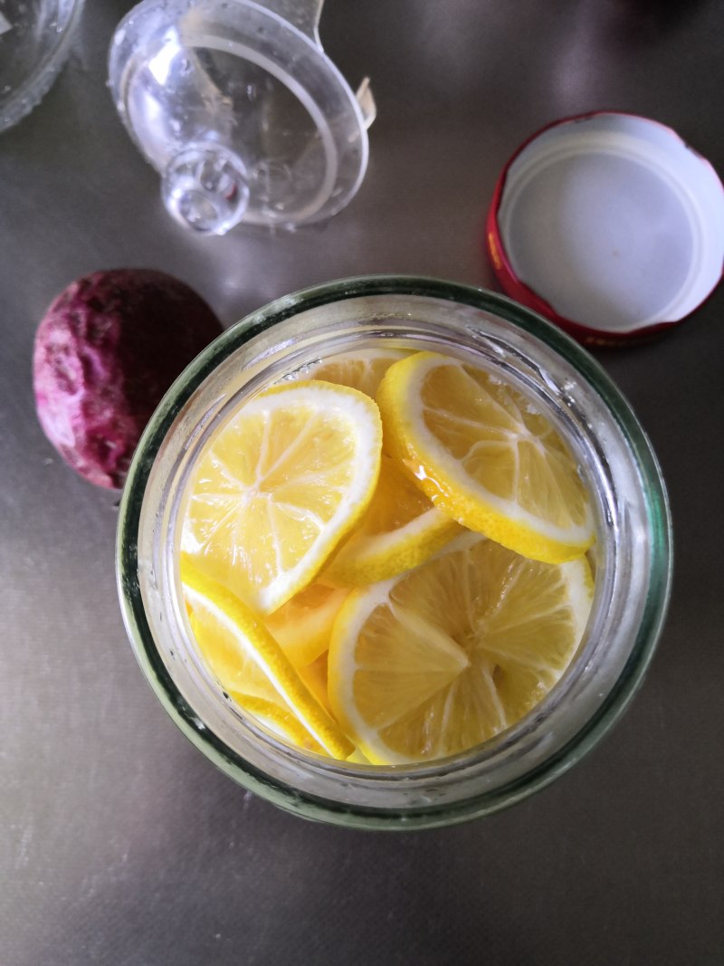 Steps for Making Lemon Passion Fruit Water