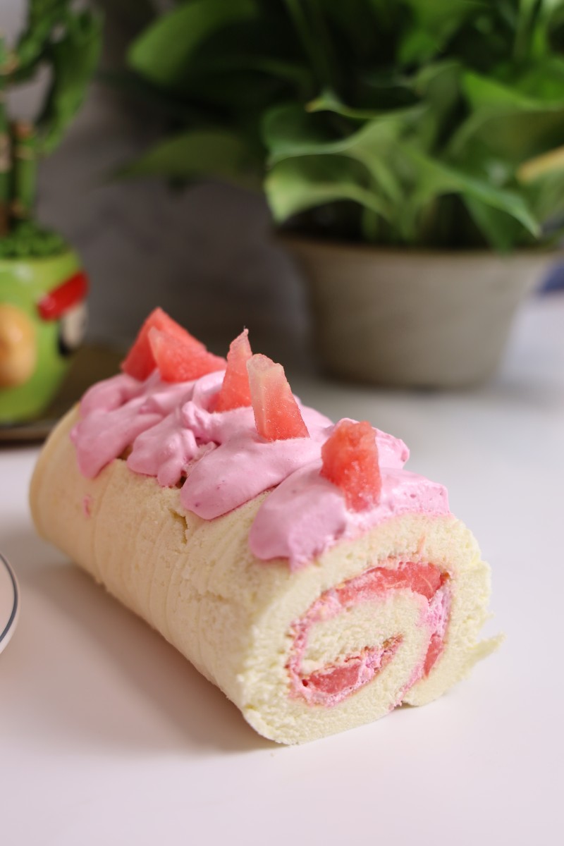 Watermelon Cake Roll