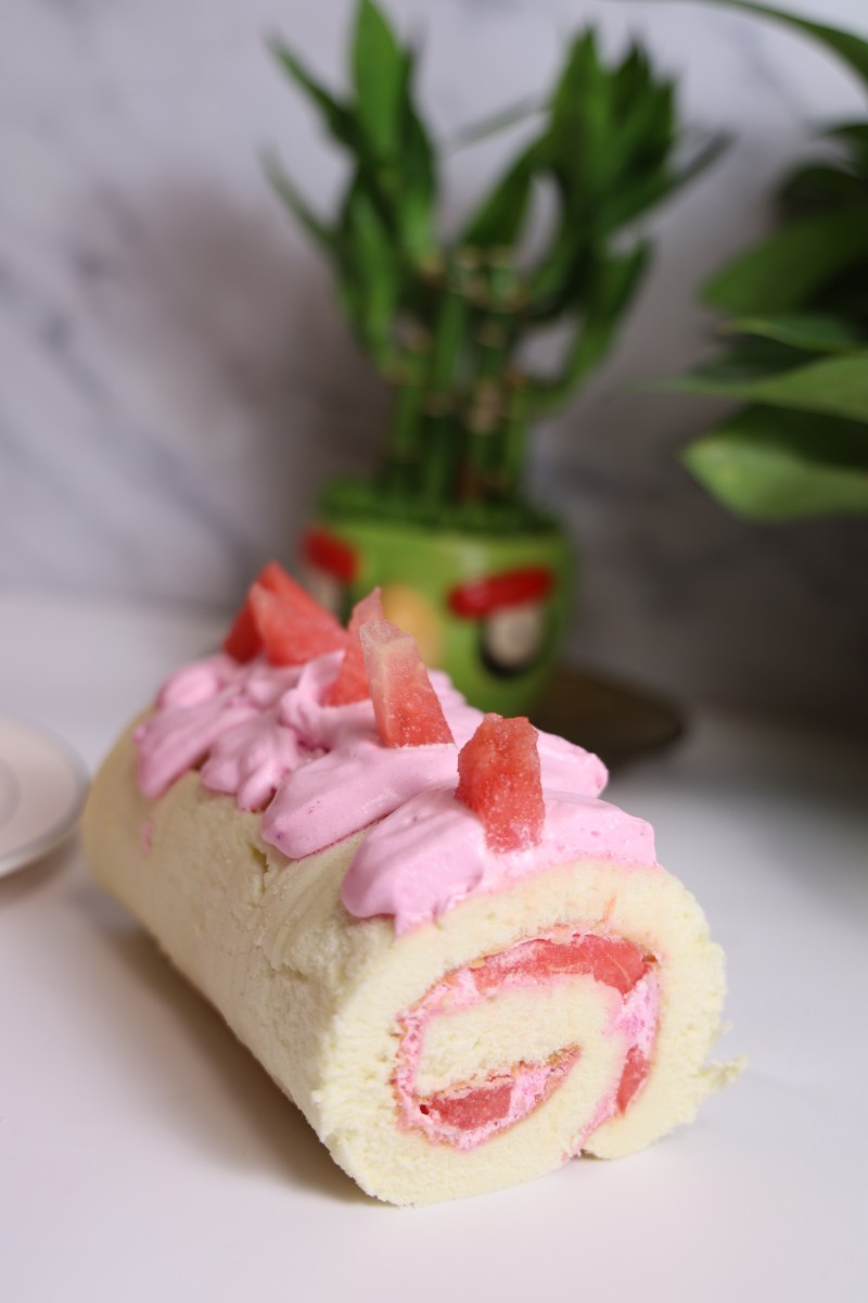 Watermelon Cake Roll