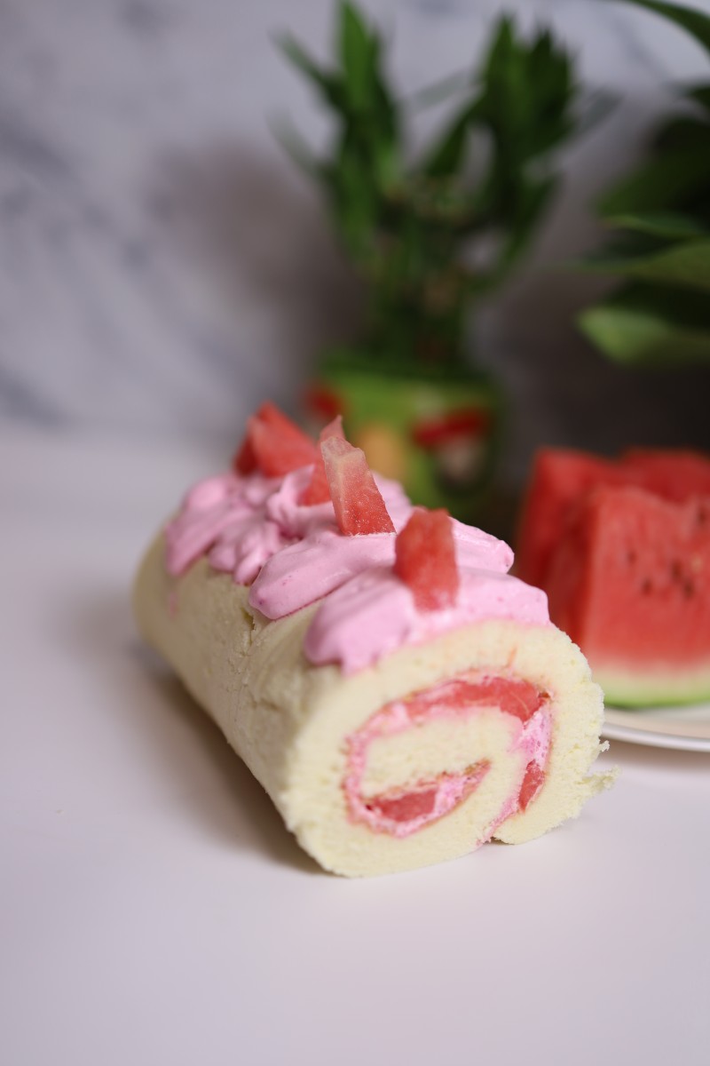 Watermelon Cake Roll