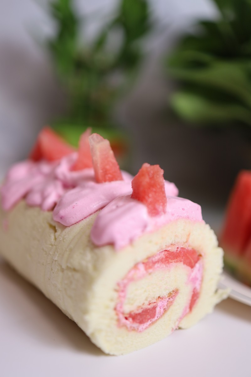 Watermelon Cake Roll