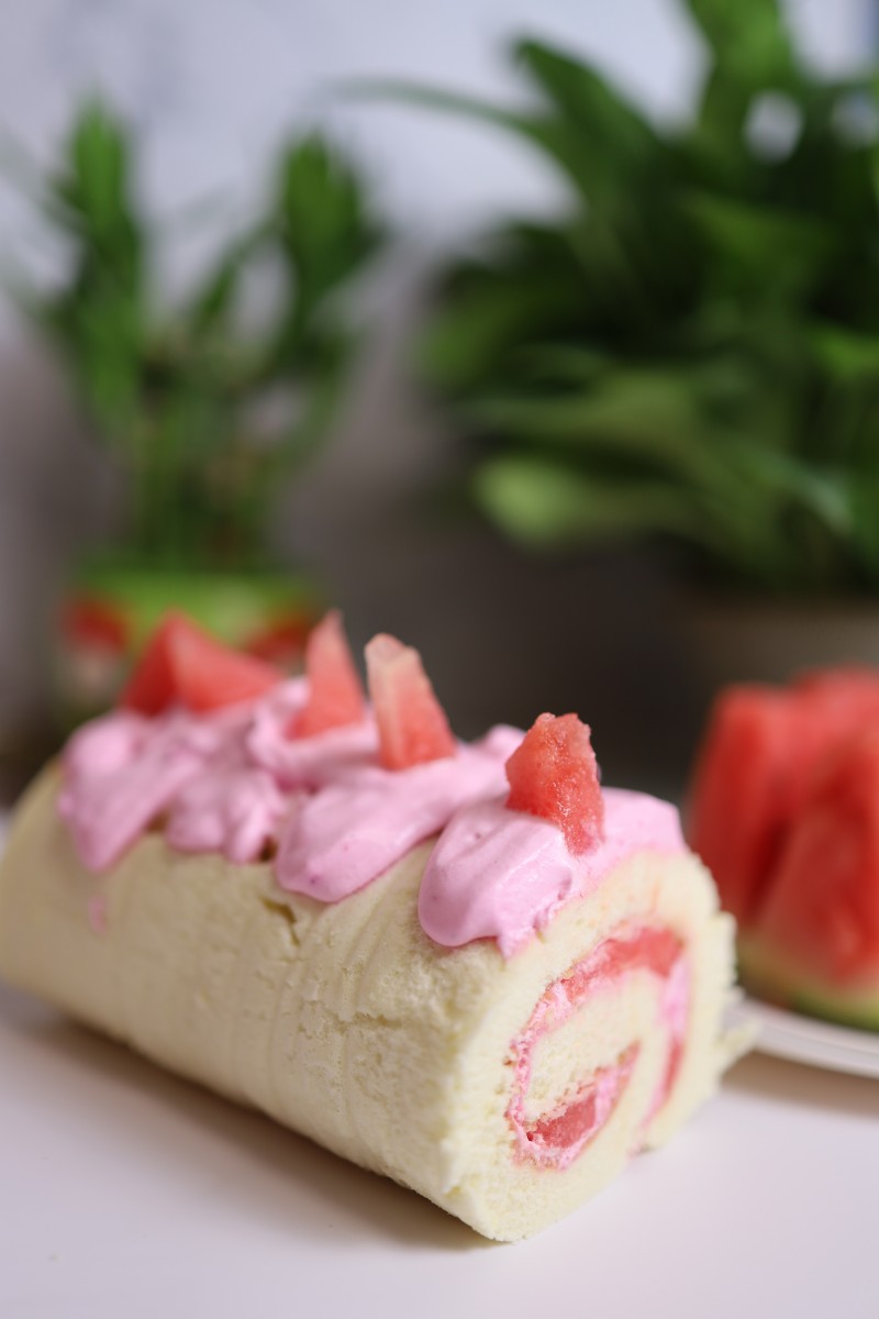 Watermelon Cake Roll