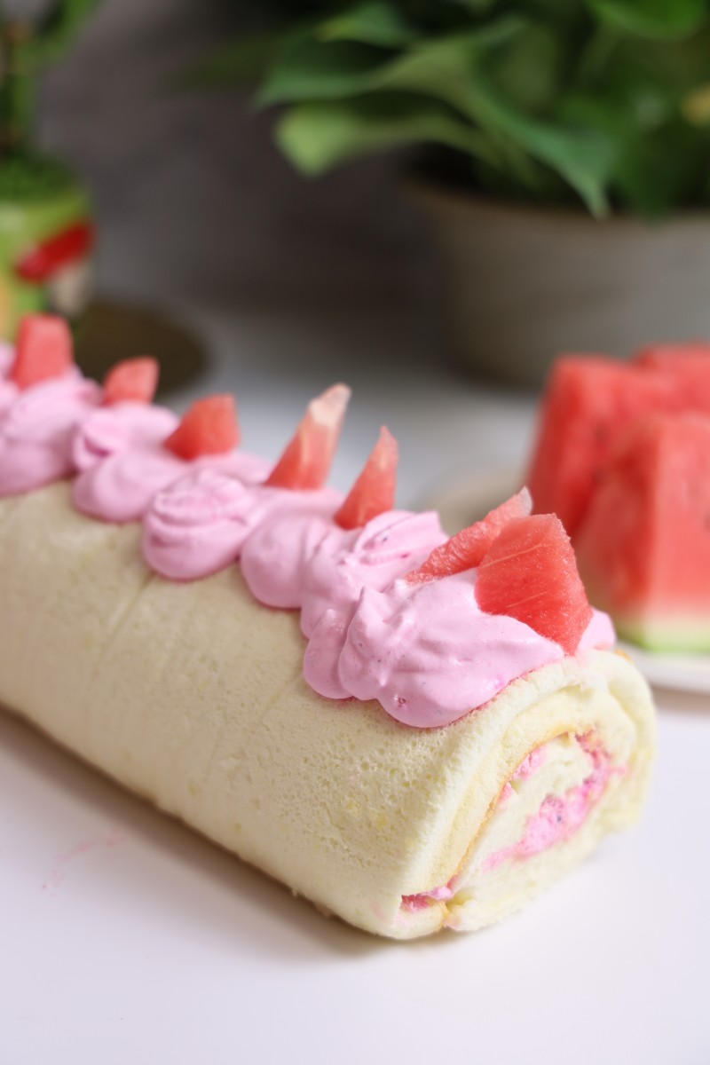 Watermelon Cake Roll