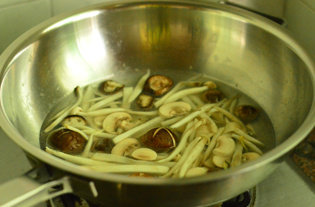 Steps for making Mushroom Soup