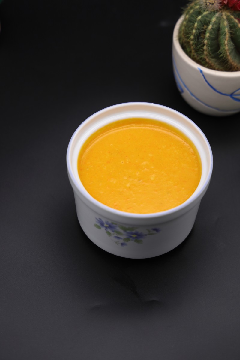 Steps for Making Pumpkin Porridge with Milk Flavor