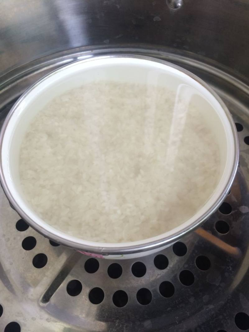 Steps for Cooking Steamed Rice with Water Separation