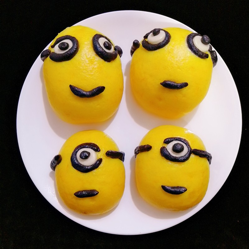 Minion Red Bean Buns