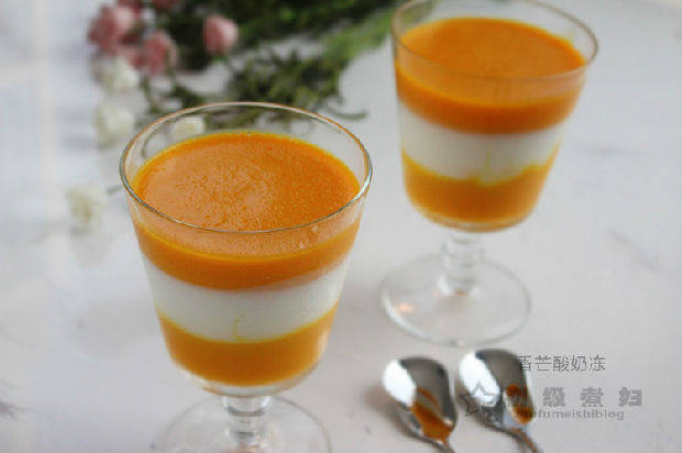 Mango Yogurt Jelly