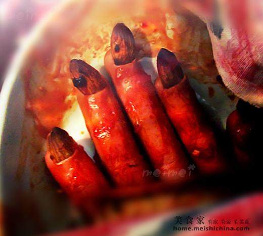 Halloween Breakfast - Would You Dare to Eat This Creepy Breakfast? Sausage Fingers