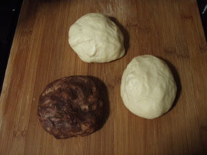 Steps for making Cocoa Peanut Butter Bread (Tangzhong)