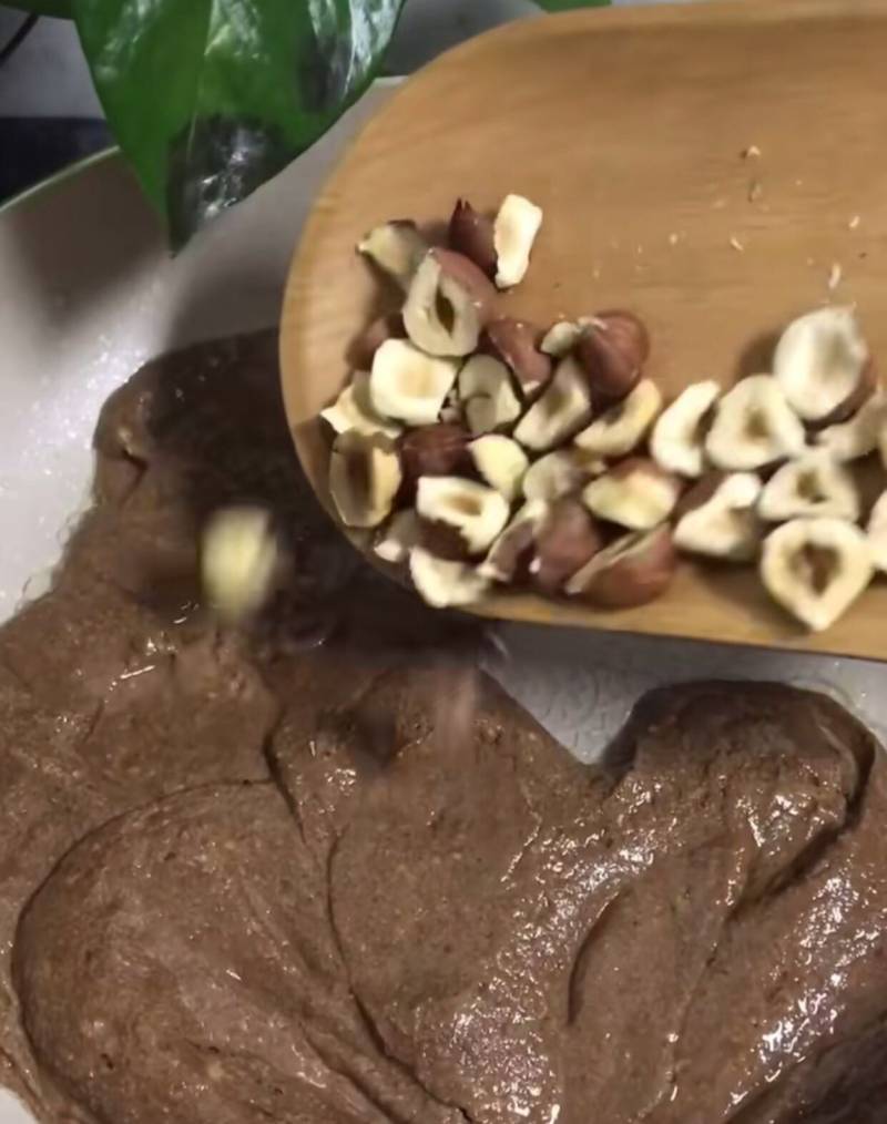 Steps for Making Hazelnut Chocolate Nougat