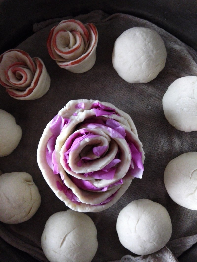 【Kaifeng】Rose Flower Steamed Bun Cooking Steps