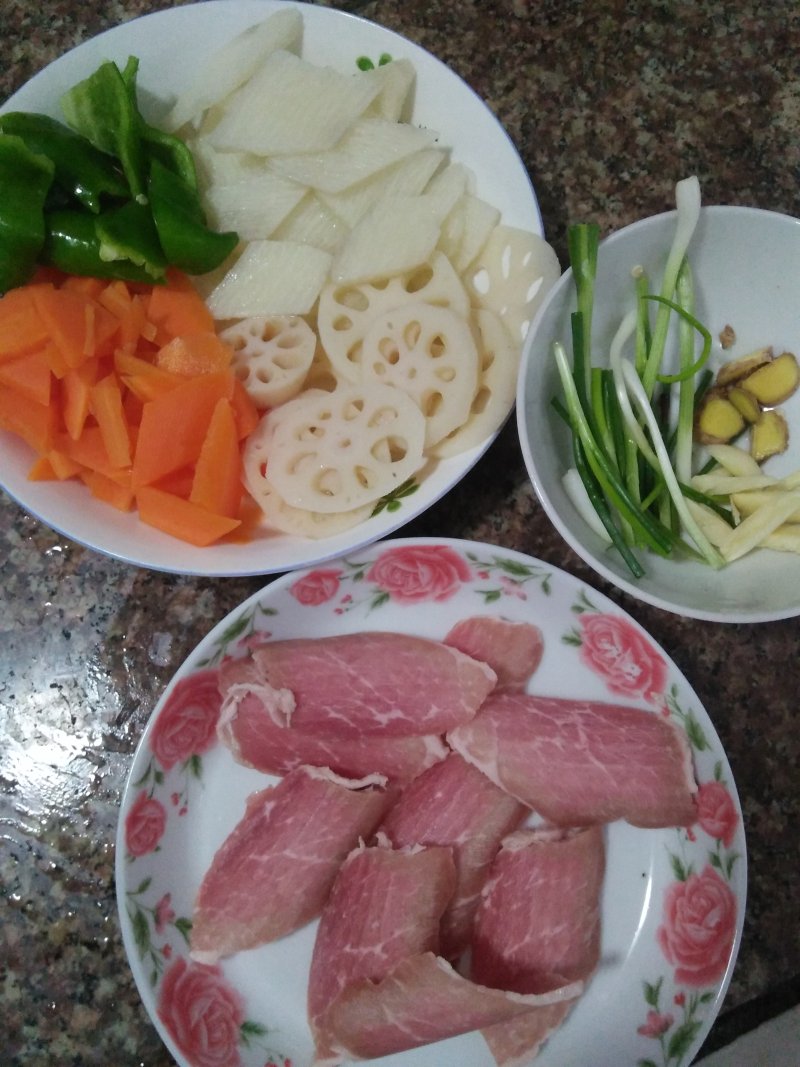 Steps to make Shui Zhu Rou Pian