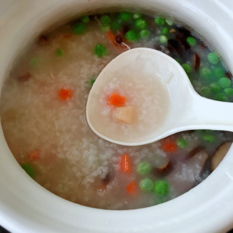 Steps to Make Scallop and Shrimp Seafood Congee