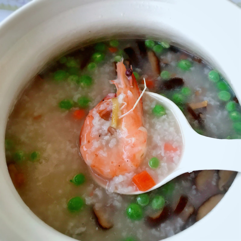 Steps to Make Scallop and Shrimp Seafood Congee