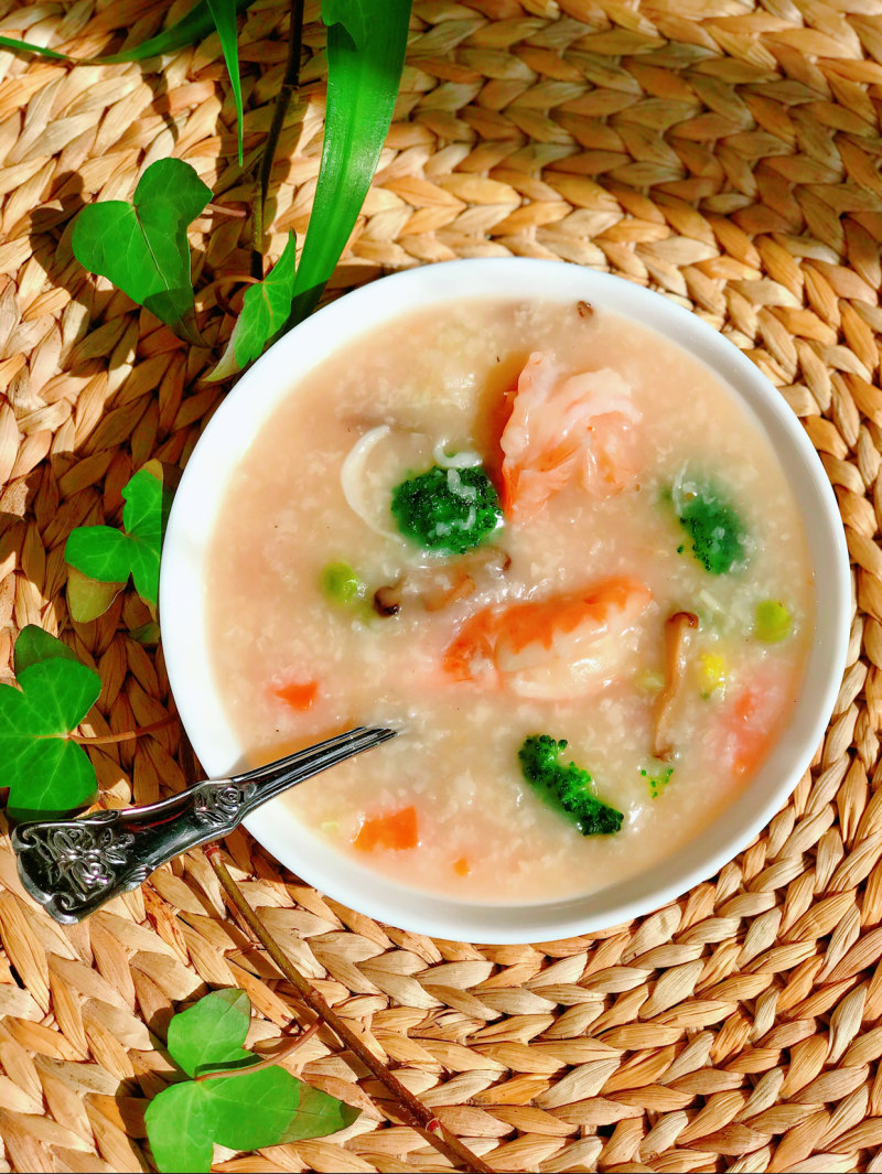 Scallop and Shrimp Seafood Congee