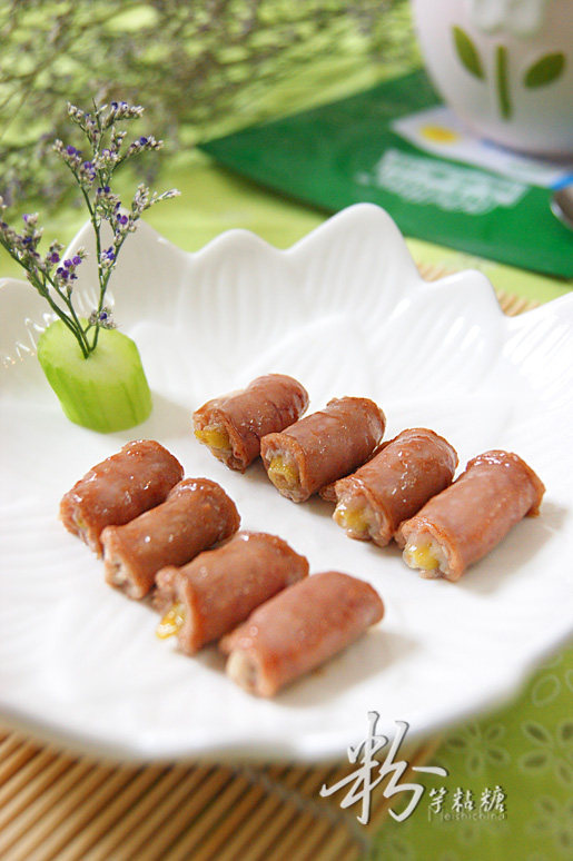 Teriyaki Sauce Stuffed Sausage