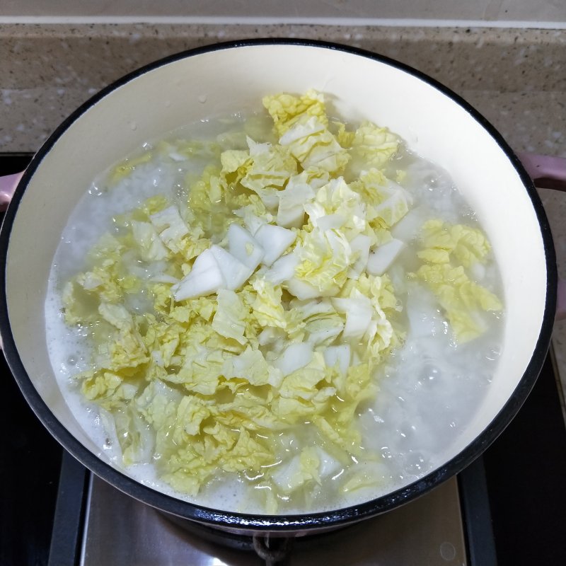 Steps to Make Yaozhu White Cabbage Congee