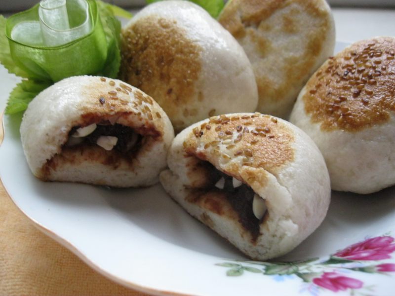 Dim Sum - Red Bean and Peanut Breakfast Buns