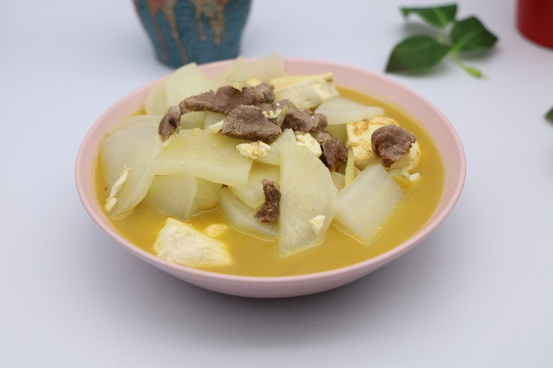 Beef and Tofu Stew with Carrots