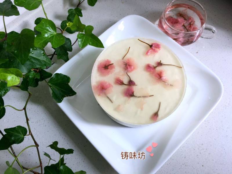 To the Departing Spring【Cherry Blossom Mousse Cake】Cooking Steps