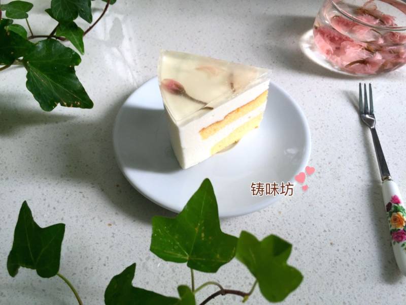 To the Departing Spring【Cherry Blossom Mousse Cake】Cooking Steps