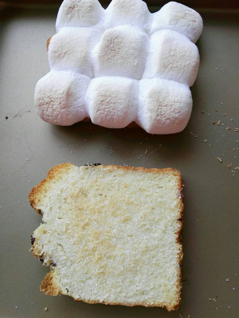 Steps to Make Cotton Candy Toast