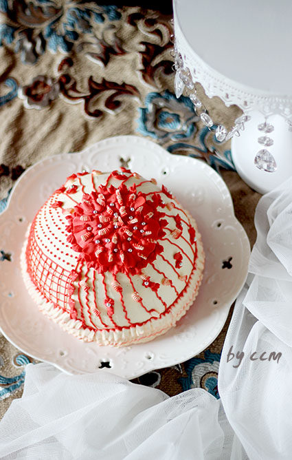 Steps for Making Little Red Riding Hood Cake