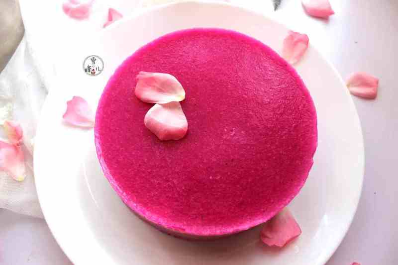 Dragon Fruit Mousse Making Steps