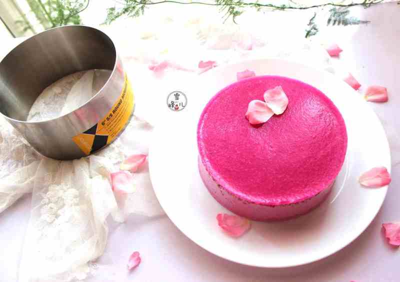 Dragon Fruit Mousse Making Steps