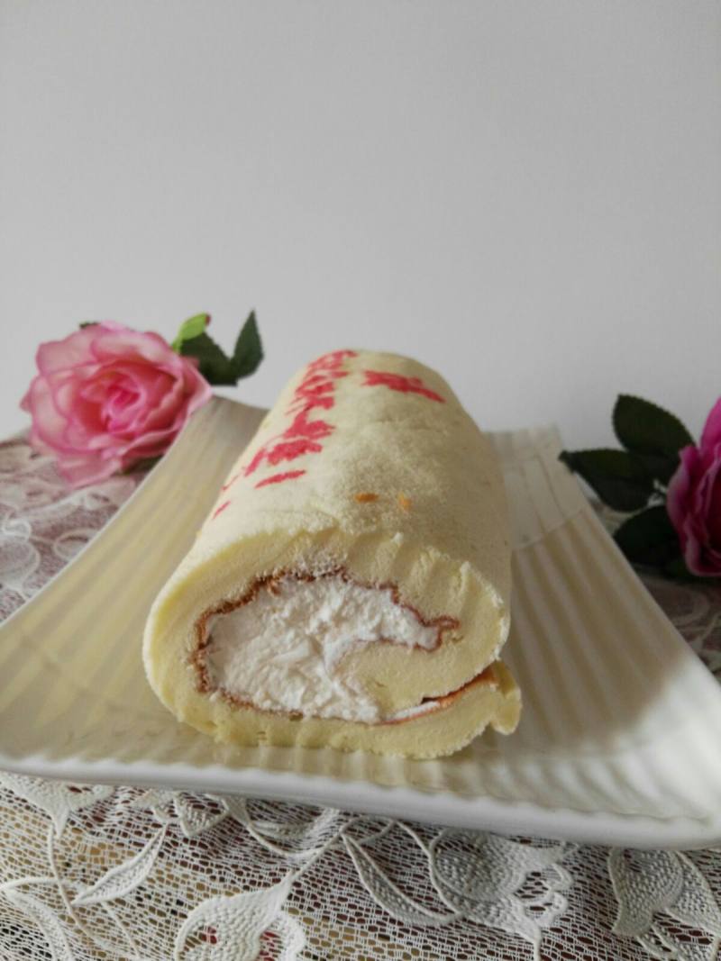 Steps for Making Handmade Cream Cake Roll