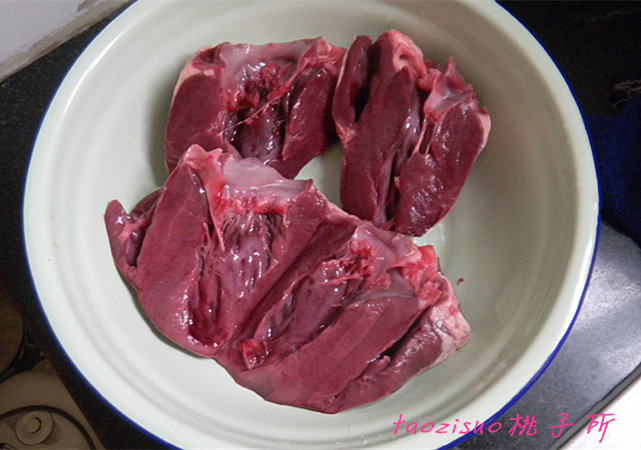 Braised Pig Heart Cooking Steps