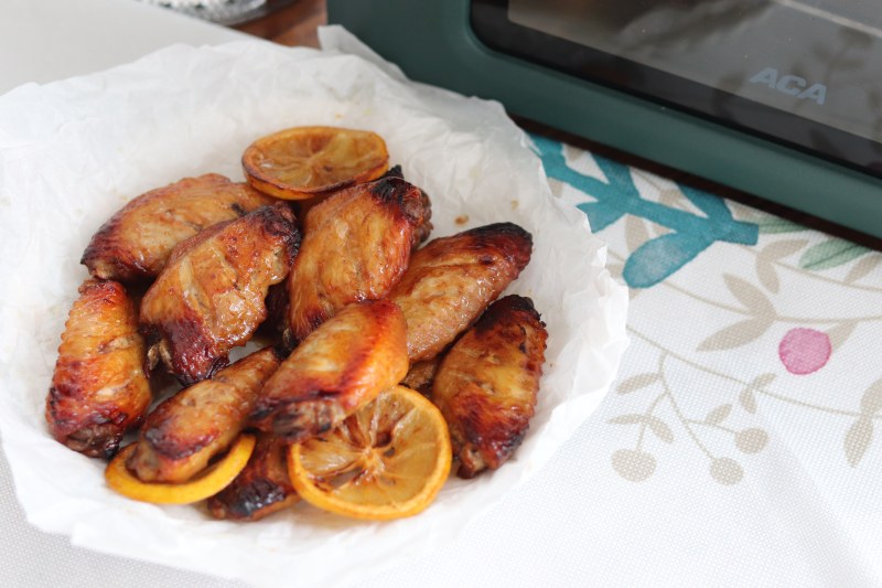 Lemon Baked Chicken Wings