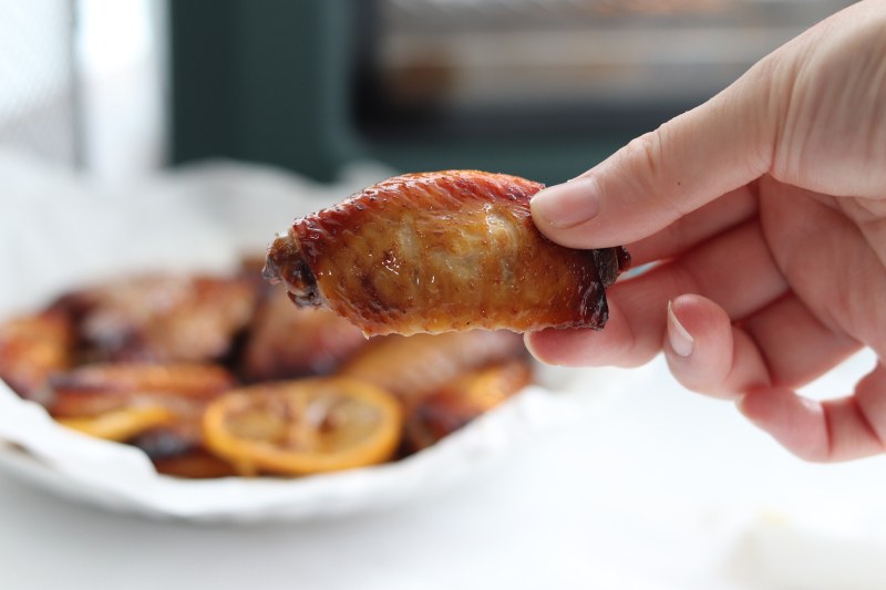 Lemon Baked Chicken Wings