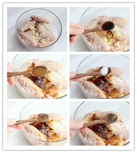 Steps for making Lemon Baked Chicken Wings