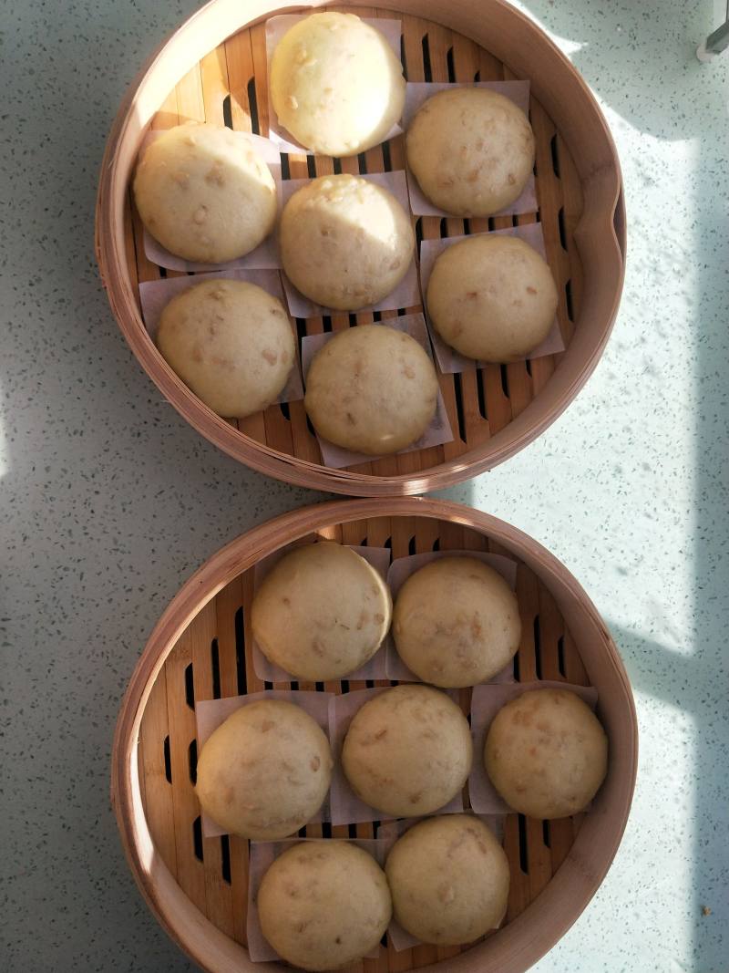 Steps for Making Sweet Potato Oat Steamed Buns