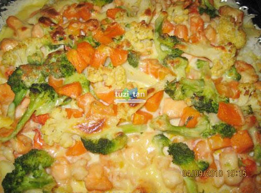 Salmon Baked Rice