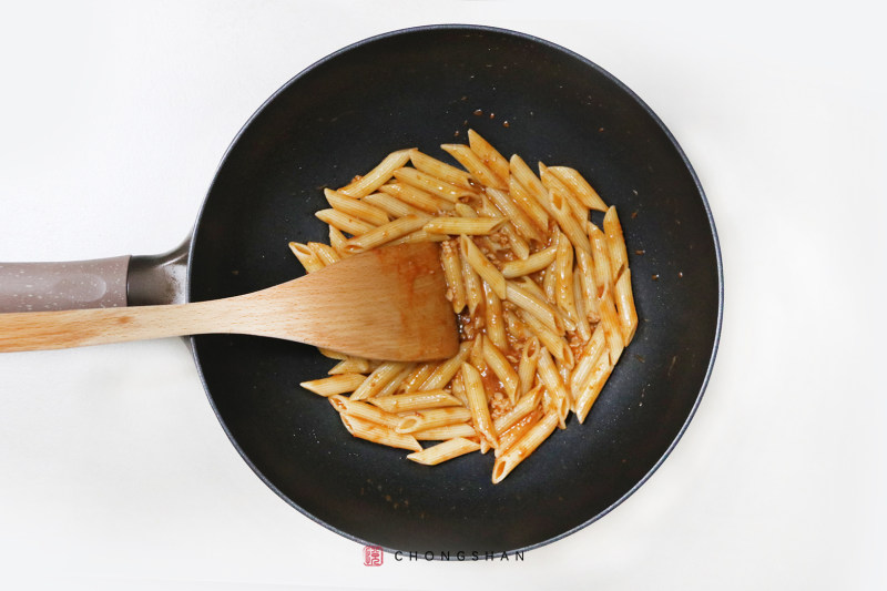 Steps to Make Bolognese Penne Pasta