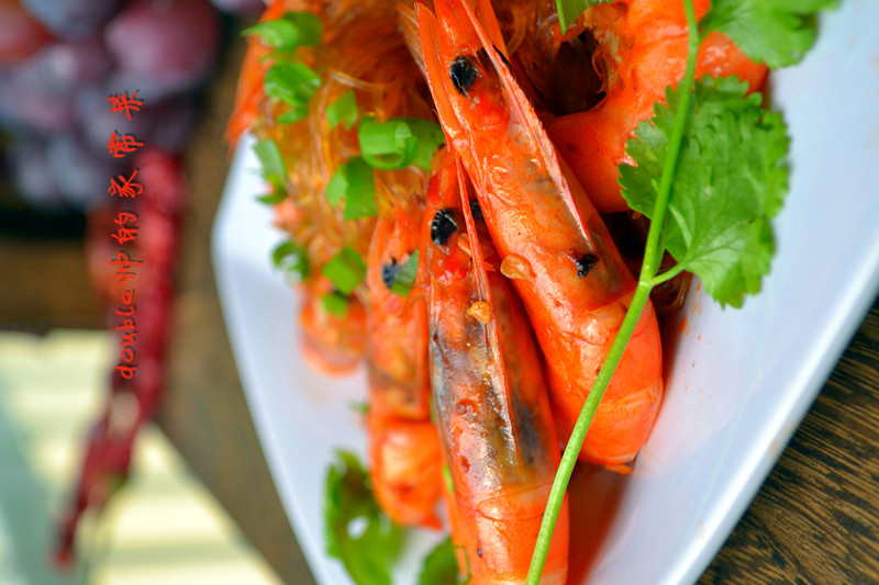 Spicy Shrimp with Vermicelli