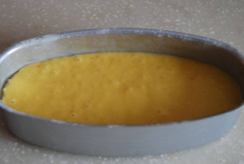 Orange Cake Making Steps