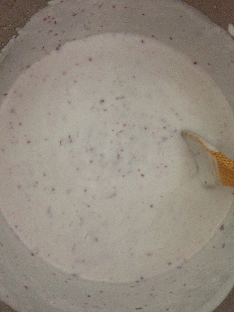 Blueberry Mousse Making Steps