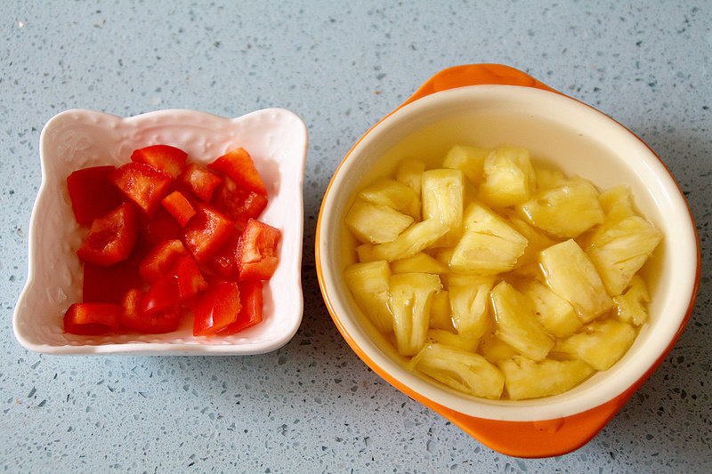 【Colorful Pepper Pineapple Chicken】Cooking Steps