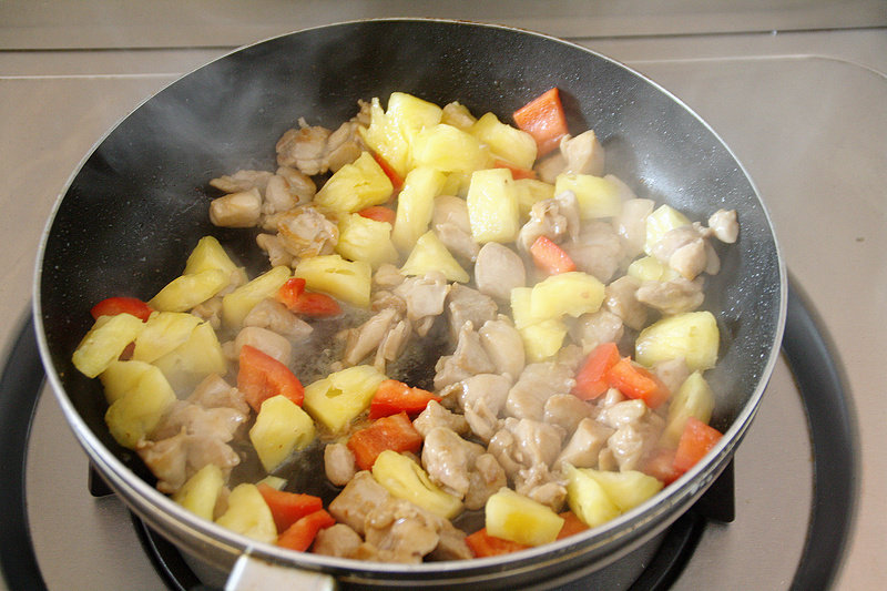 【Colorful Pepper Pineapple Chicken】Cooking Steps