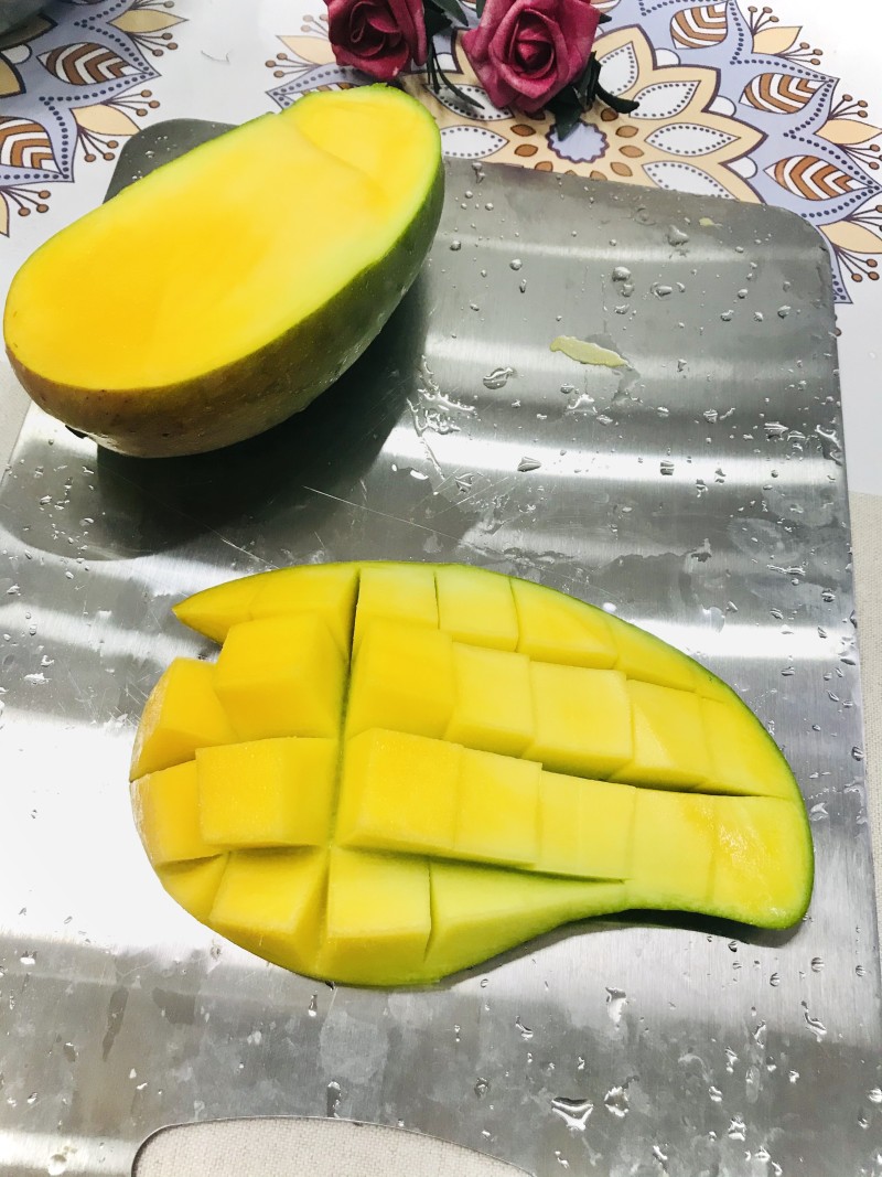 Mango Salad Preparation Steps