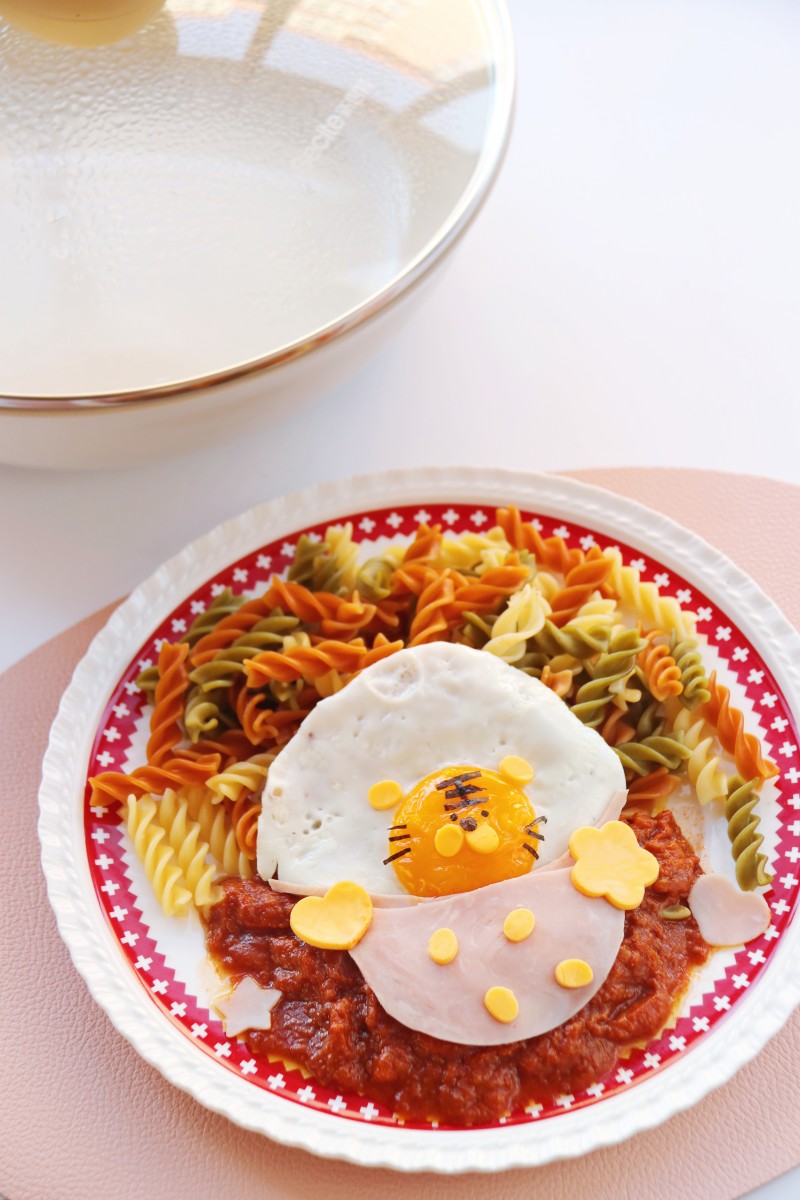 Tomato Tricolor Spaghetti (Little Tiger Version)