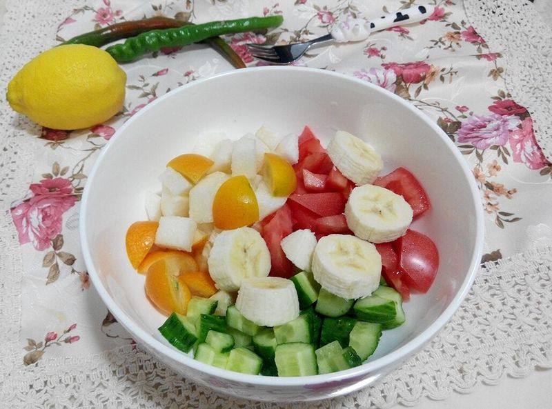 Fruit Salad Cooking Steps