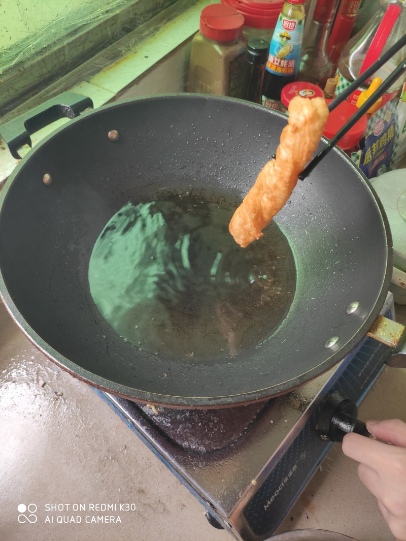 Steps for Making Oatmeal Fried Dough Sticks