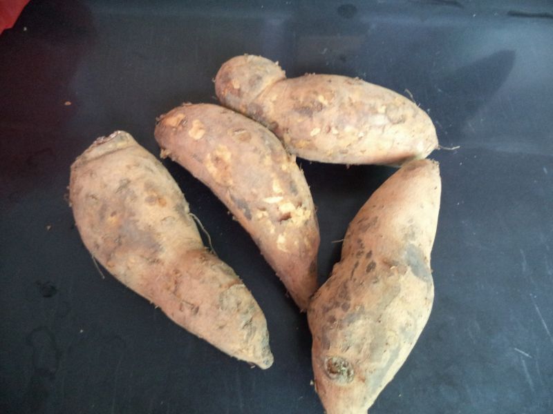 Steps for Baking Sweet Potatoes