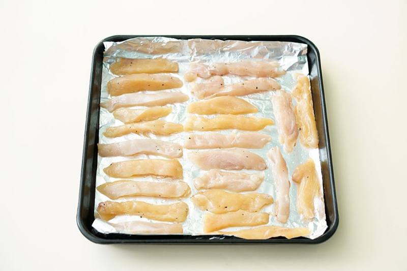 Steps for Grilled Chicken Strips