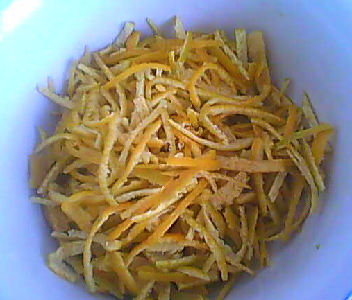 Steps for Making Candied Orange Peel